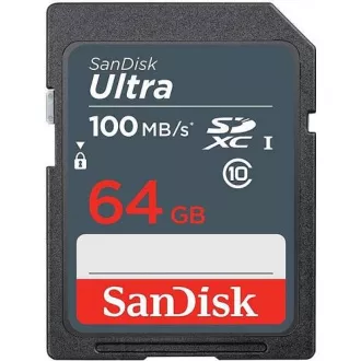 SanDisk SDXC karta 64GB Ultra (100MB/s Class 10 UHS-I) SanDisk SDXC karta 64GB Ultra (100MB/s Class 10 UHS-I)