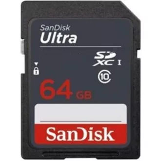 SanDisk SDXC karta 64GB Ultra (100MB/s Class 10 UHS-I) SanDisk SDXC karta 64GB Ultra (100MB/s Class 10 UHS-I)