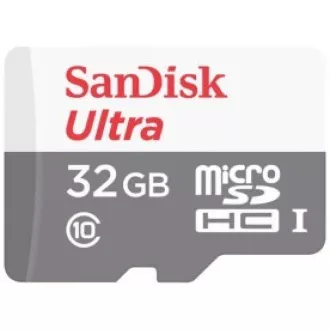 SanDisk MicroSDHC karta 32GB Ultra (120MB/s, A1 Class 10 UHS-I, Android - Tablet Packaging, Memory Zone App) + adaptér SanDisk MicroSDHC karta 32GB Ultra (120MB/s, A1 Class 10 UHS-I, Android - Tablet Packaging, Memory Zone App) + adaptér