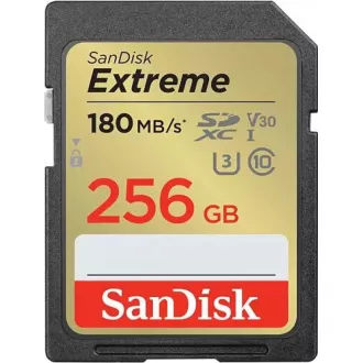 SanDisk SDXC karta 256GB Extreme (190 MB/s Class 10, UHS-I U3 V30)