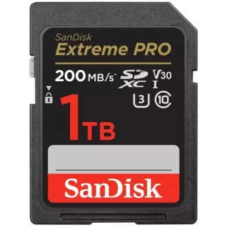 SanDisk SDXC karta 1TB Extreme PRO (200 MB/s Class 10, UHS-I U3 V30) SanDisk SDXC karta 1TB Extreme PRO (200 MB/s Class 10, UHS-I U3 V30)