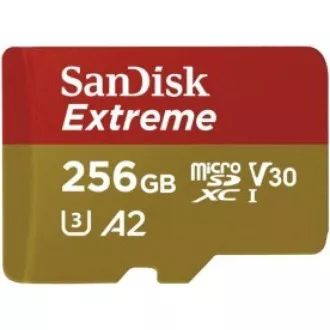 SanDisk micro SDXC karta 256GB Extreme Mobile Gaming (190 MB/s Class 10, UHS-I U3 V30) SanDisk micro SDXC karta 256GB Extreme Mobile Gaming (190 MB/s Class 10, UHS-I U3 V30)