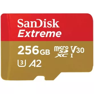 SanDisk micro SDXC karta 256GB Extreme Mobile Gaming (190 MB/s Class 10, UHS-I U3 V30) SanDisk micro SDXC karta 256GB Extreme Mobile Gaming (190 MB/s Class 10, UHS-I U3 V30)