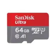 SanDisk MicroSDXC karta 64GB Ultra (140MB/s, A1 Class 10 UHS-I) + adaptér