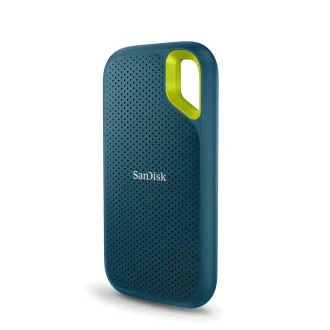 SanDisk externí SSD 1TB Extreme Portable, (R1050 / W1000MB/s), USB 3.2 světle modrá