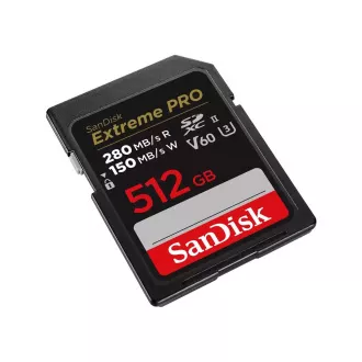 SanDisk SDXC karta 512GB Extreme PRO (R:280/W:150 MB/s, UHS-II, V60) SanDisk SDXC karta 512GB Extreme PRO (R:280/W:150 MB/s, UHS-II, V60)