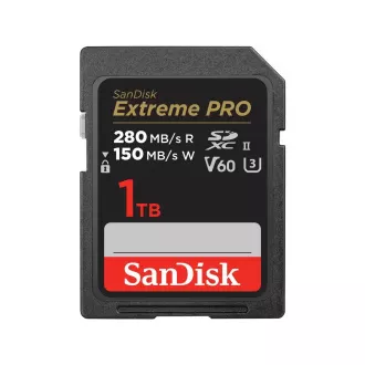 SanDisk MicroSDXC karta 1TB Extreme PRO (R:280/W:150 MB/s, UHS-II, V60) SanDisk MicroSDXC karta 1TB Extreme PRO (R:280/W:150 MB/s, UHS-II, V60)
