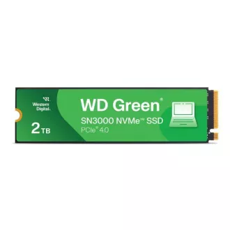 WD GREEN SSD 2TB SN3000 Powered by SanDisk, PCIe Gen4x4, M.2 2280, (R:5000/W:4200 MB/s)