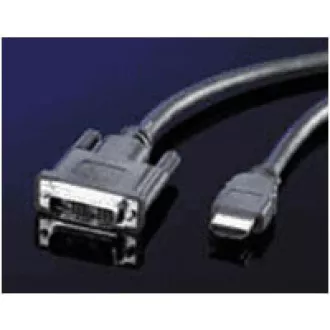 PREMIUMCORD Kabel HDMI - DVI-D 1m (M/M, zlacené kontakty, stíněný)