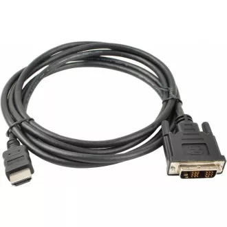 PREMIUMCORD Kabel HDMI - DVI-D 1m (M/M, zlacené kontakty, stíněný)