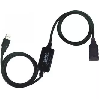 PREMIUMCORD USB 2.0 repeater a prodlužovací kabel A/M-A/F 10m