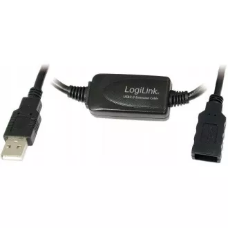 PREMIUMCORD USB 2.0 repeater a prodlužovací kabel A/M-A/F 10m