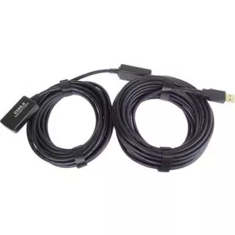 PREMIUMCORD USB 2.0 repeater a prodlužovací kabel A/M-A/F 10m