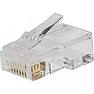 PREMIUMCORD Konektor RJ45 8pinů - na drát, balení 50ks v sáčku PREMIUMCORD Konektor RJ45 8pinů - na drát, balení 50ks v sáčku