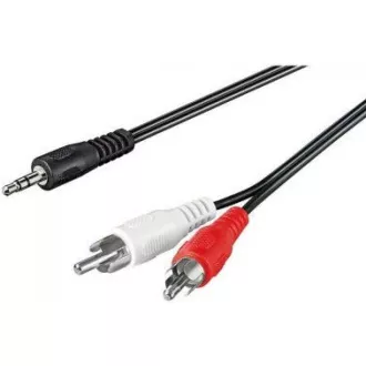 PremiumCord Kabel Jack 3, 5mm-2xCINCH M/M 15m PremiumCord Kabel Jack 3, 5mm-2xCINCH M/M 15m