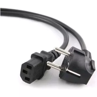 C-TECH kabel síťový 3m 220/230V napájecí, VDE C-TECH kabel síťový 3m 220/230V napájecí, VDE