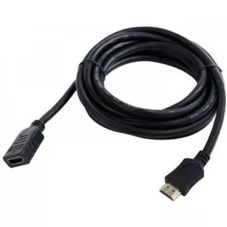 GEMBIRD Kabel prodlužovací HDMI - HDMI 3m (zlacené konektory, stíněný)