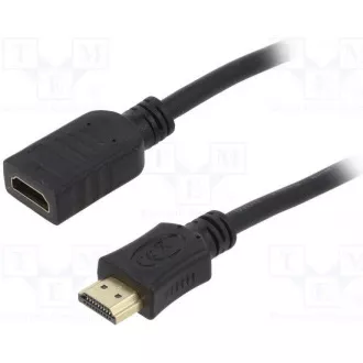 GEMBIRD Kabel prodlužovací HDMI - HDMI 3m (zlacené konektory, stíněný)