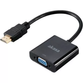 AKASA adaptér HDMI na VGA, 20cm AKASA adaptér HDMI na VGA, 20cm