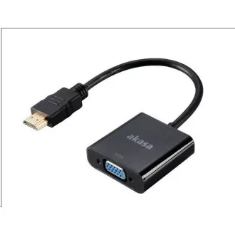 AKASA adaptér HDMI na VGA, 20cm AKASA adaptér HDMI na VGA, 20cm