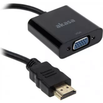 AKASA adaptér HDMI na VGA, 20cm AKASA adaptér HDMI na VGA, 20cm
