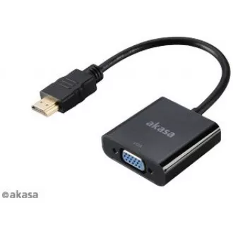 AKASA adaptér HDMI na VGA, 20cm AKASA adaptér HDMI na VGA, 20cm