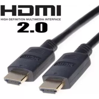 PREMIUMCORD Kabel HDMI 2.0 High Speed + Ethernet, zlacené konektory, 10m PREMIUMCORD Kabel HDMI 2.0 High Speed + Ethernet, zlacené konektory, 10m