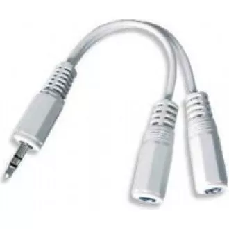 PREMIUMCORD Kabelová rozdvojka 3, 5 Jack M - 2xF 10cm PREMIUMCORD Kabelová rozdvojka 3, 5 Jack M - 2xF 10cm