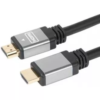 PREMIUMCORD Kabel HDMI A - HDMI A M/M 2m zlacené a kovové HQ konektory, 4K PREMIUMCORD Kabel HDMI A - HDMI A M/M 2m zlacené a kovové HQ konektory, 4K