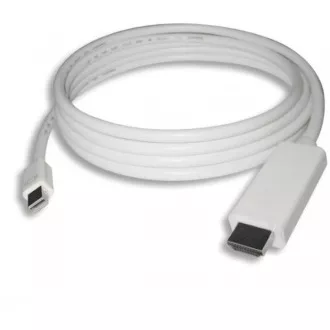 PREMIUMCORD Kabel mini DisplayPort 1.2 na HDMI 2.0, pro rozlišení 4Kx2K@60Hz, 2m