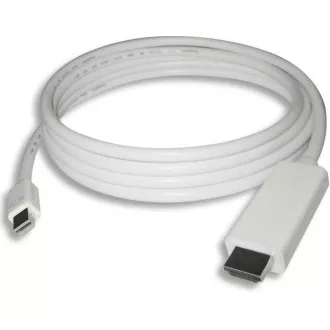 PREMIUMCORD Kabel mini DisplayPort 1.2 na HDMI 2.0, pro rozlišení 4Kx2K@60Hz, 2m