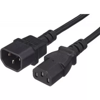 PREMIUMCORD Kabel napájecí 230V prodlužovací 2m