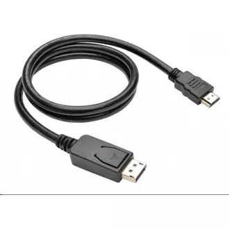 C-TECH kabel DisplayPort/HDMI, 1m, černý C-TECH kabel DisplayPort/HDMI, 1m, černý