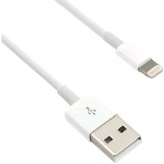 C-TECH kabel USB 2.0 Lightning (IP5 a vyšší) nabíjecí a synchronizační kabel, 2m, bílý C-TECH kabel USB 2.0 Lightning (IP5 a vyšší) nabíjecí a synchronizační kabel, 2m, bílý