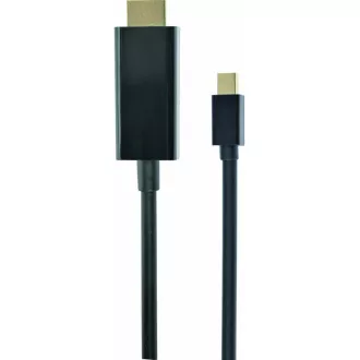 GEMBIRD Kabel miniDisplayPort na HDMI, 4K, M/M, 1, 8m GEMBIRD Kabel miniDisplayPort na HDMI, 4K, M/M, 1, 8m