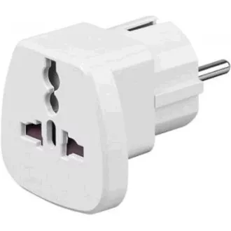 Goobay Univerzální cestovní adaptér pro zahraniční spotřebiče do CZ zásuvky IEC 320 C13 Goobay Univerzální cestovní adaptér pro zahraniční spotřebiče do CZ zásuvky IEC 320 C13