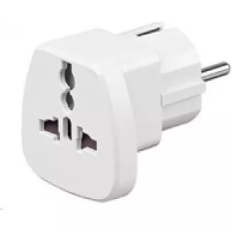 Goobay Univerzální cestovní adaptér pro zahraniční spotřebiče do CZ zásuvky IEC 320 C13 Goobay Univerzální cestovní adaptér pro zahraniční spotřebiče do CZ zásuvky IEC 320 C13