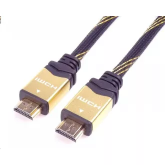PREMIUMCORD Kabel HDMI 2.0 High Speed + Ethernet kabel HQ, zlacené konektory, 5m PREMIUMCORD Kabel HDMI 2.0 High Speed + Ethernet kabel HQ, zlacené konektory, 5m