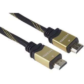PREMIUMCORD Kabel HDMI 2.0 High Speed + Ethernet kabel HQ, zlacené konektory, 5m PREMIUMCORD Kabel HDMI 2.0 High Speed + Ethernet kabel HQ, zlacené konektory, 5m