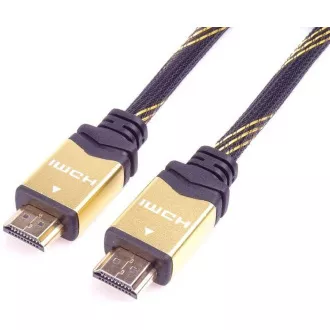 PREMIUMCORD Kabel HDMI 2.0 High Speed + Ethernet kabel HQ, zlacené konektory, 5m PREMIUMCORD Kabel HDMI 2.0 High Speed + Ethernet kabel HQ, zlacené konektory, 5m