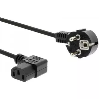 PREMIUMCORD Kabel napájecí 230V 3m úhlový 90st PREMIUMCORD Kabel napájecí 230V 3m úhlový 90st