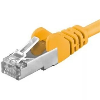PREMIUMCORD Patch kabel CAT6a S-FTP, RJ45-RJ45, AWG 26/7 0, 25m žlutá PREMIUMCORD Patch kabel CAT6a S-FTP, RJ45-RJ45, AWG 26/7 0, 25m žlutá
