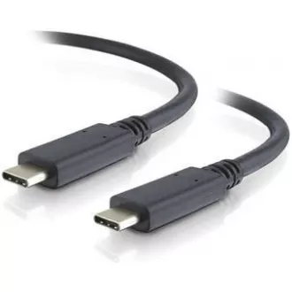 PremiumCord USB-C kabel (USB 3.2 generation 2x2, 5A, 100W, 20Gbit/s) černý, 0.5m