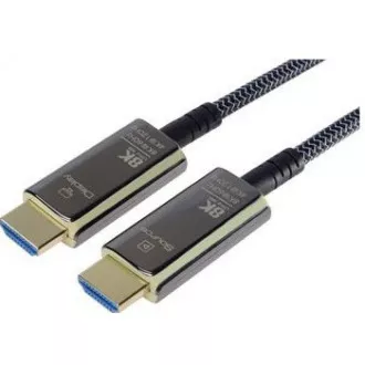 PREMIUMCORD Ultra High Speed HDMI 2.1 optický fiber kabel 8K@60Hz, zlacené 10m PREMIUMCORD Ultra High Speed HDMI 2.1 optický fiber kabel 8K@60Hz, zlacené 10m