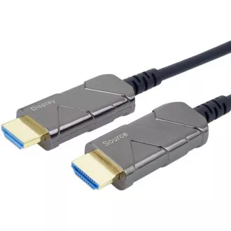 PREMIUMCORD Ultra High Speed HDMI 2.1 optický fiber kabel 8K@60Hz, zlacené 20m PREMIUMCORD Ultra High Speed HDMI 2.1 optický fiber kabel 8K@60Hz, zlacené 20m