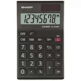 SHARP kalkulačka - EL-310ANWH - černá SHARP kalkulačka - EL-310ANWH - černá