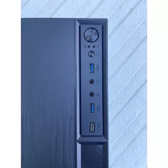 EUROCASE skříň MC MF-320B, Micro Tower, 1xUSB-C, 2xUSB 3.0, 2x audio, bez zdroje EUROCASE skříň MC MF-320B, Micro Tower, 1xUSB-C, 2xUSB 3.0, 2x audio, bez zdroje