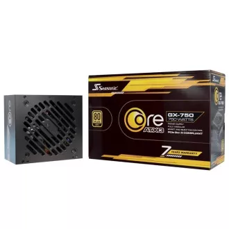 SEASONIC zdroj Core GX 750W, 120mm, Plně modulární, 80+ Gold, ATX 3.1 SEASONIC zdroj Core GX 750W, 120mm, Plně modulární, 80+ Gold, ATX 3.1