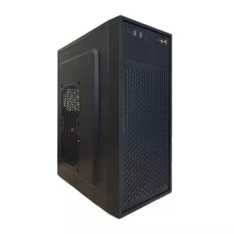 EUROCASE skříň ML N6-530B, ATX, 2x USB-A, 1x USB-C, 2x 120mm ARGB Fan, černá