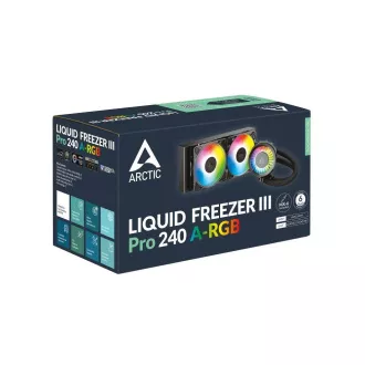 ARCTIC Vodní chladič Liquid Freezer III 240 Pro ARGB, 2x120mm, AM5, LGA1851, černá